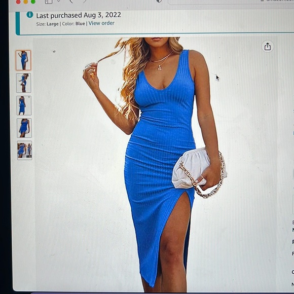 Dresses & Skirts - NWOT Amazon Ribbed dress size large
